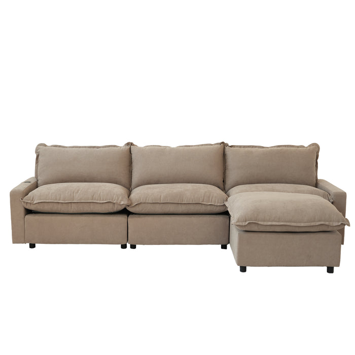 The LuxeMotion Cloud Collection - Natural Taupe
