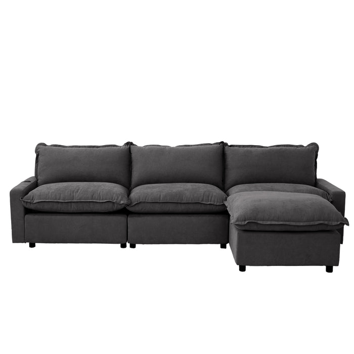 The LuxeMotion Cloud Collection - Deep Charcoal