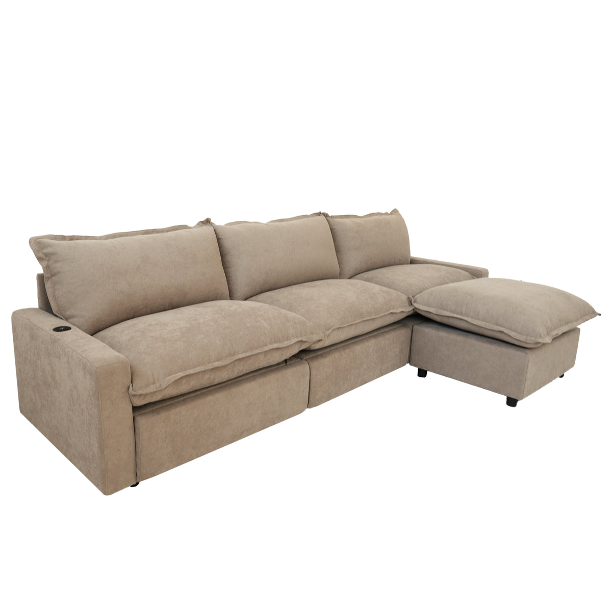 The LuxeMotion Cloud Collection - Natural Taupe