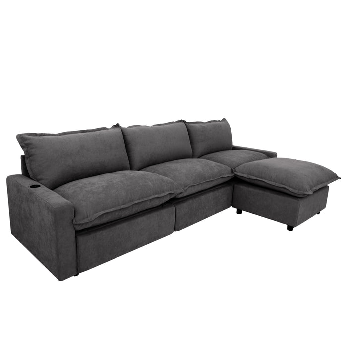 The LuxeMotion Cloud Collection - Deep Charcoal
