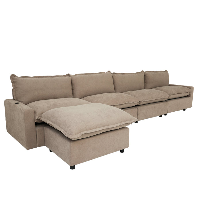 The LuxeMotion Cloud Collection - Natural Taupe