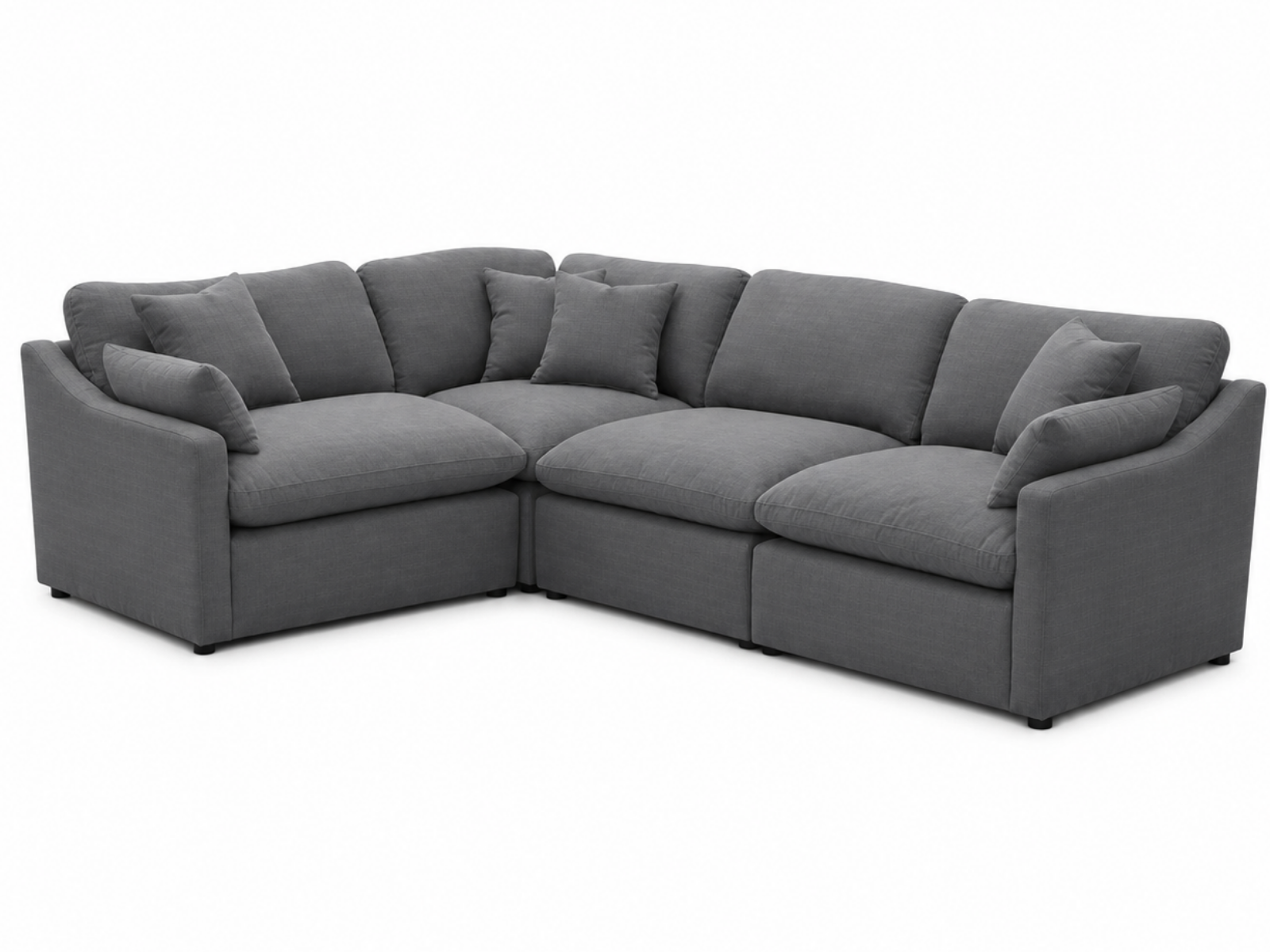 Velari Slope Arm Collection - Charcoal