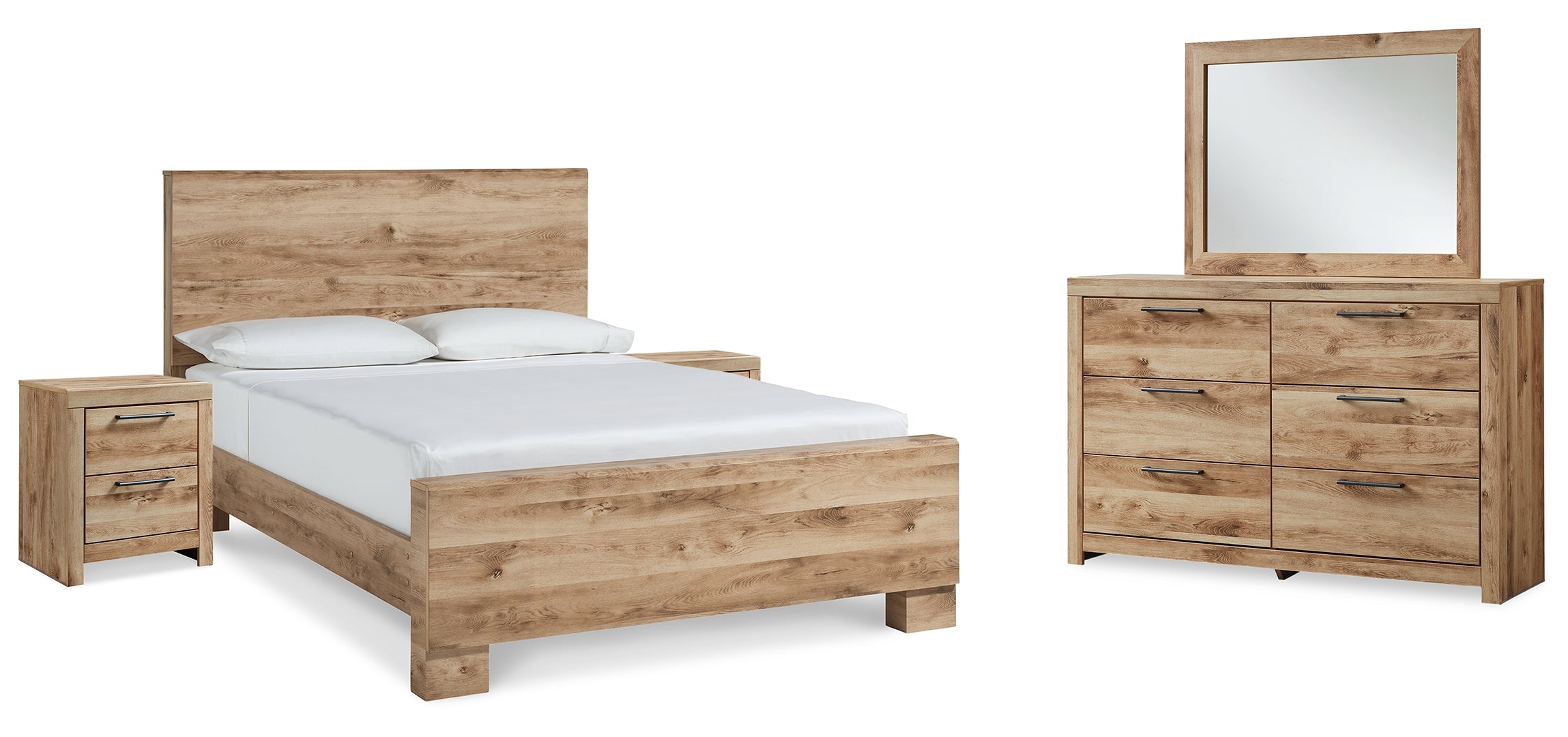 Hyanna Brwon Panel Bedroom Set