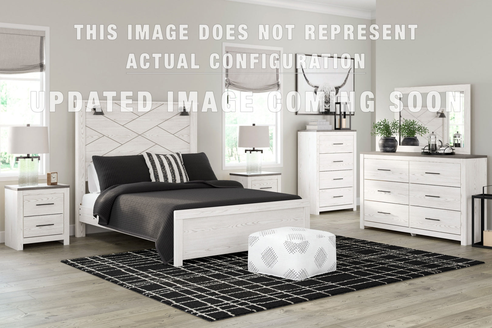 Gerridan White Panel Bedroom Set