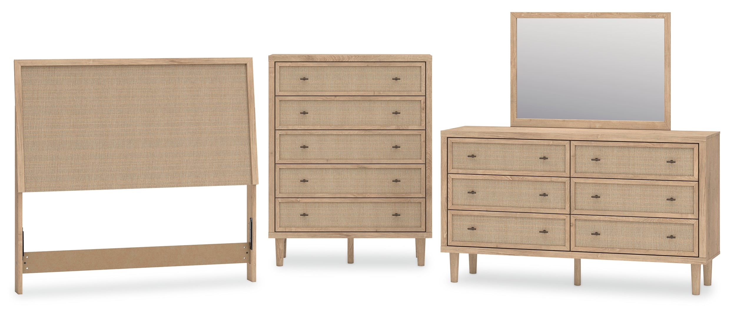 Cielden Brown Panel Bedroom Set