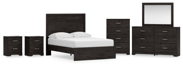 Belachime Black Bedroom Set