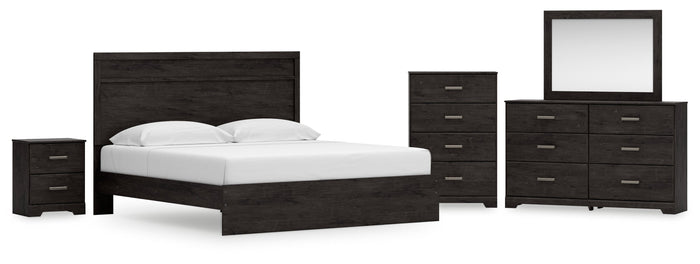 Belachime Black Bedroom Set