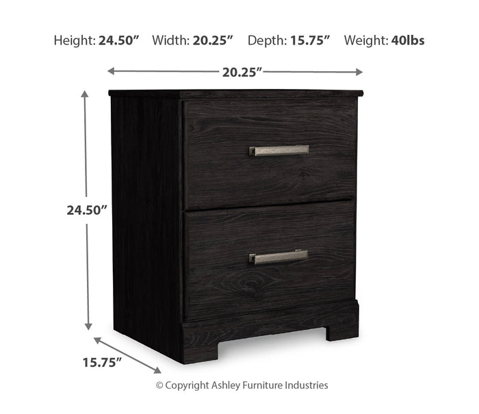 Belachime Black Bedroom Set