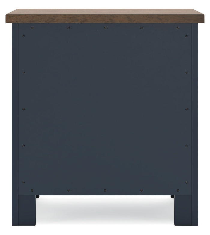 Landocken Two Drawer Night Stand