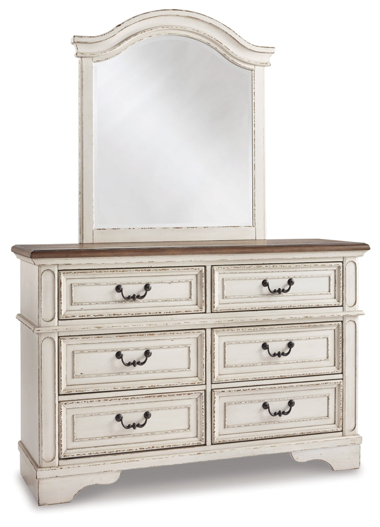 Realyn Beige Upholstered Bedroom Set