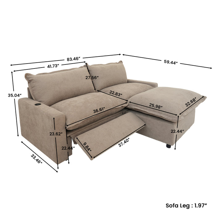 The LuxeMotion Cloud Collection - Natural Taupe