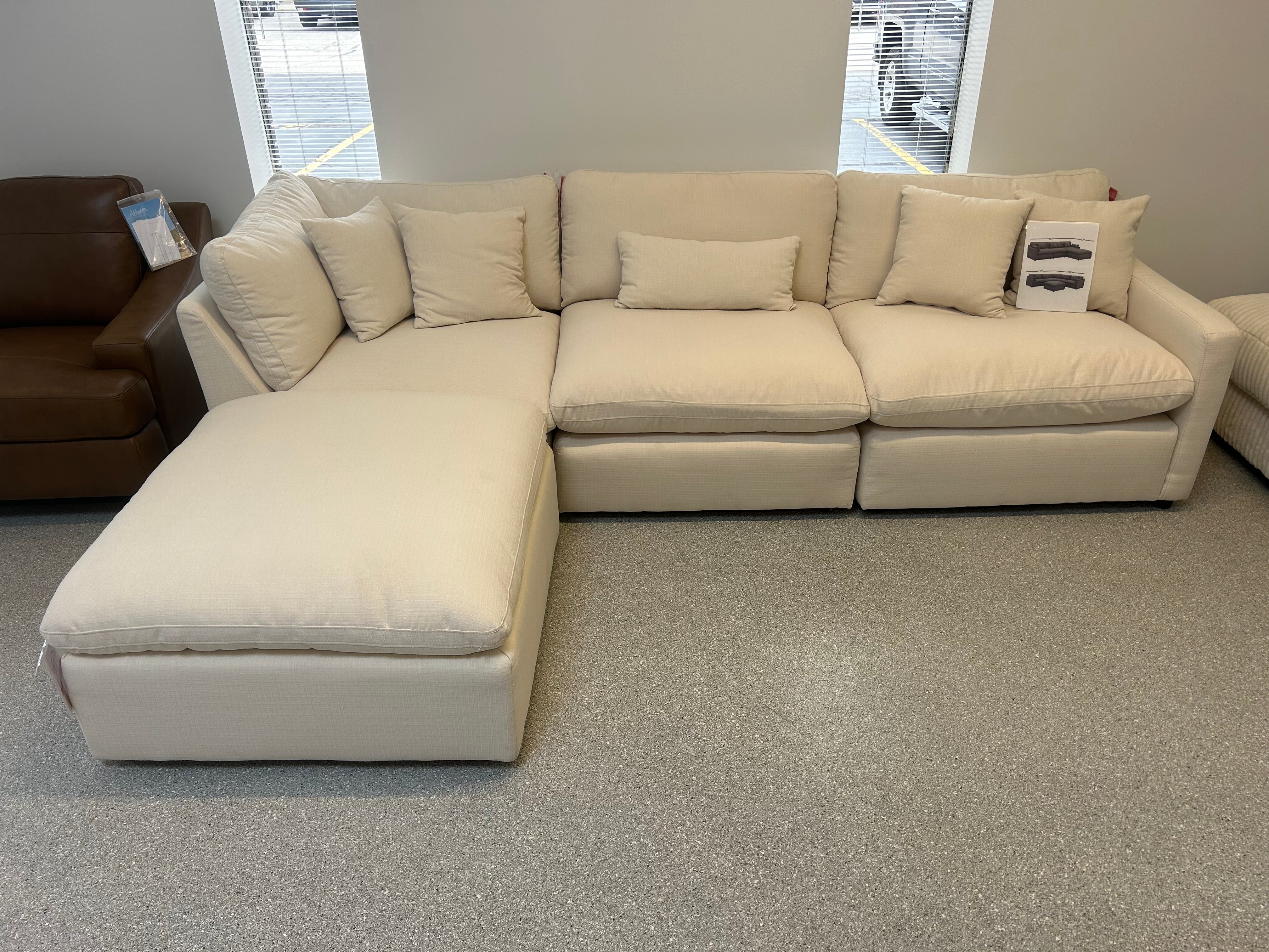 Hobson Upholstered Modular Sectional (Customizable)
