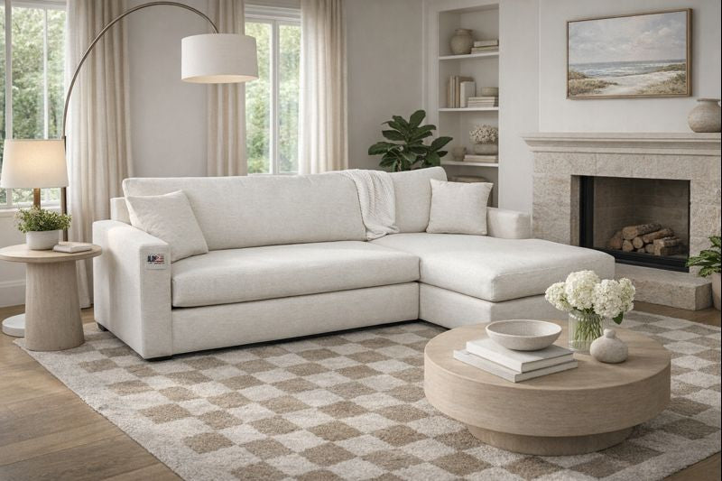 Ashland 2-Piece Bench-Seat Sectional Sofa