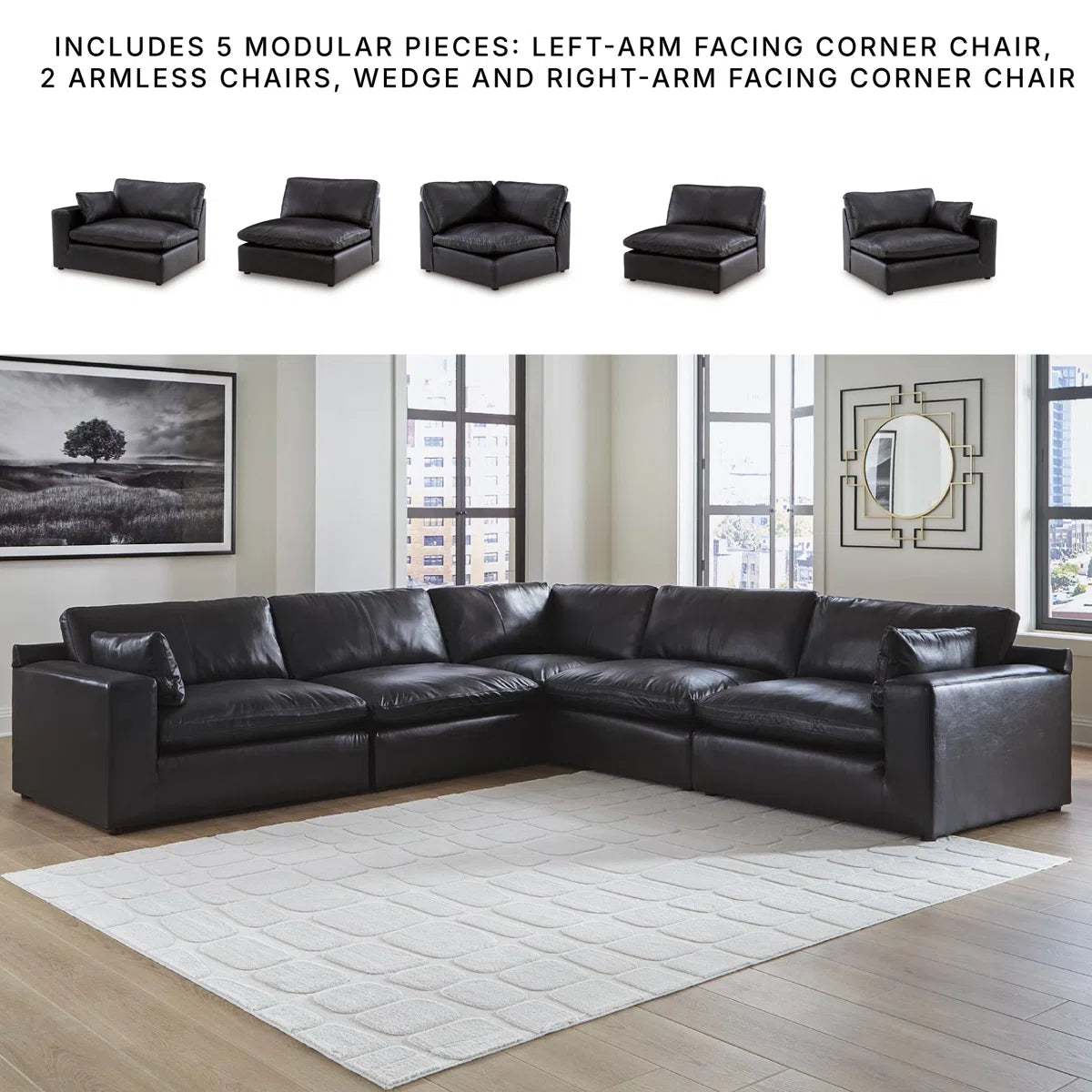 Emilia Collection - Black (Customizable)