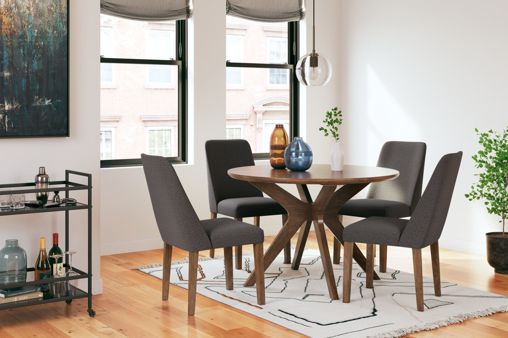 Lyncott Counter/Standard Height Dining Table Set