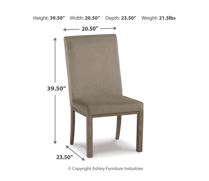 Chrestner Dining UPH Side Chair - Set of 2