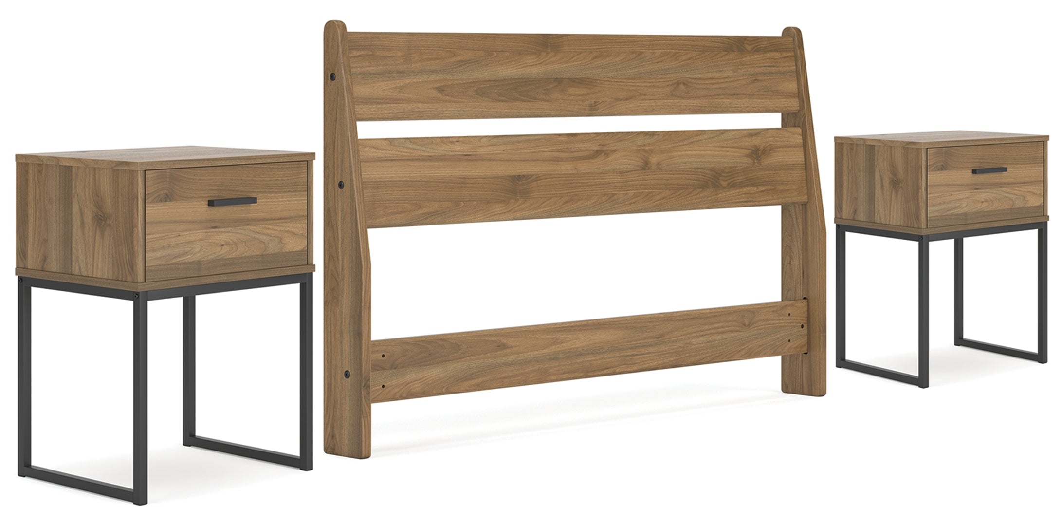 Deanlow Brown Panel Headboard Bedroom Set