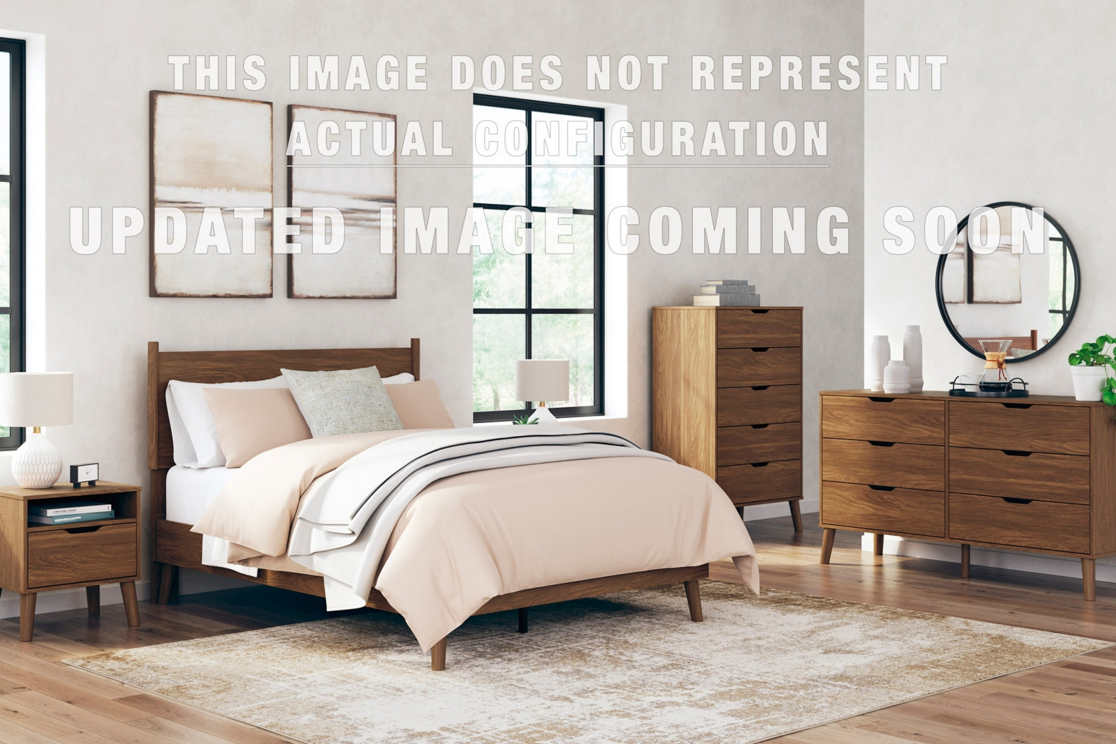 Fordmont Brown Panel Headboard Bedroom Set