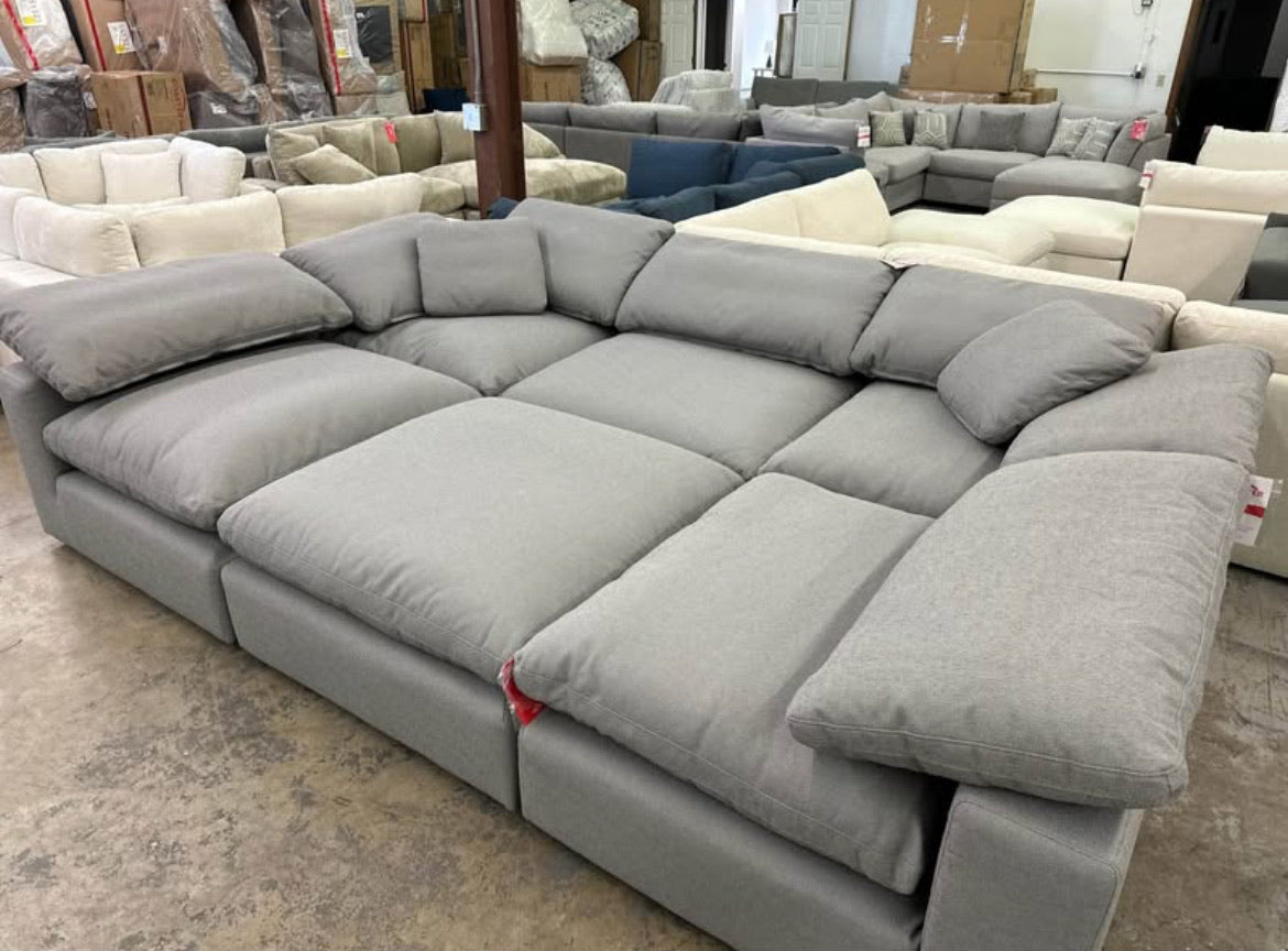Raleigh Boucle Upholstered Modular Sectional (Customizable)