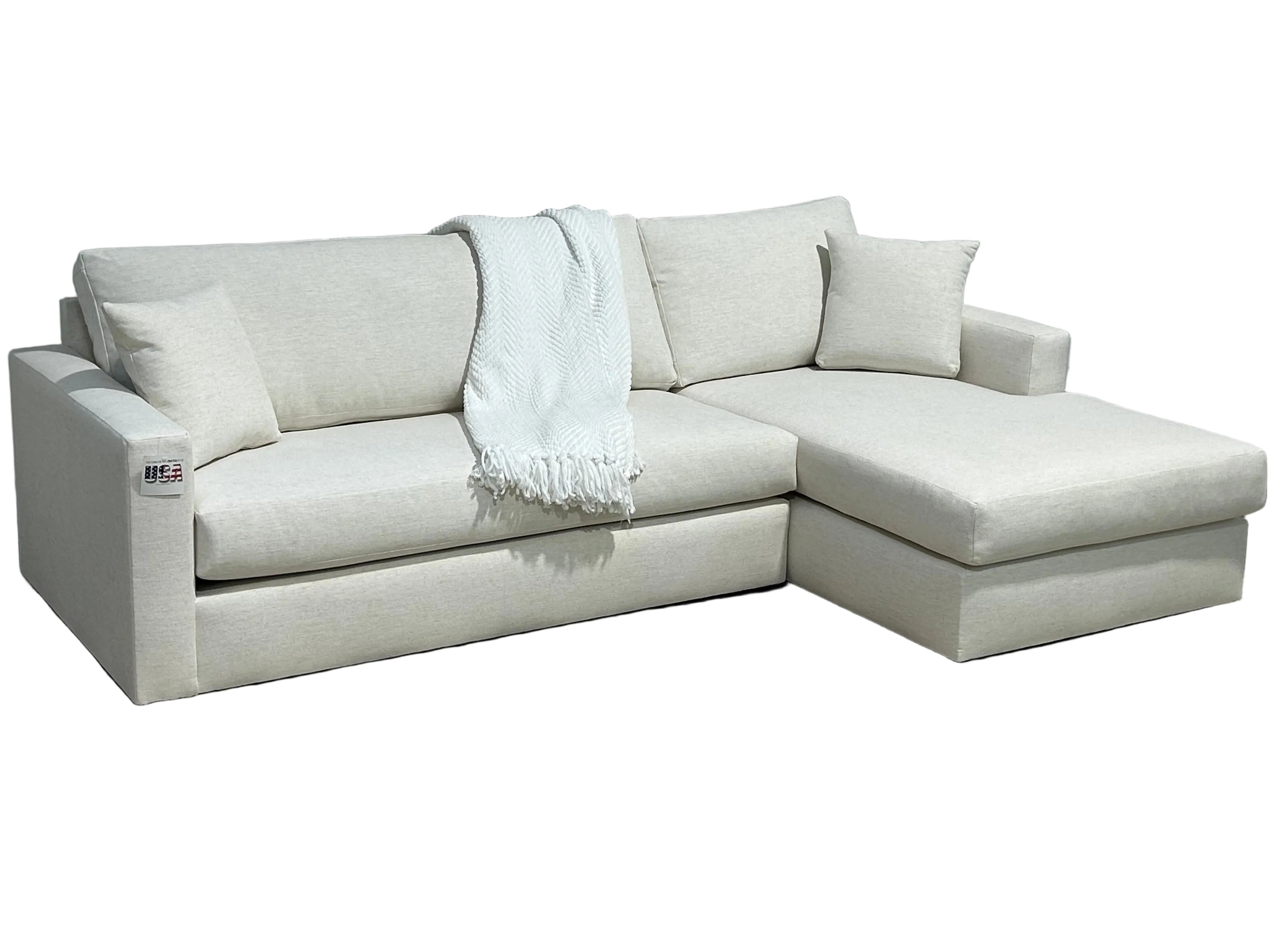 Ashland 2-Piece Bench-Seat Sectional Sofa
