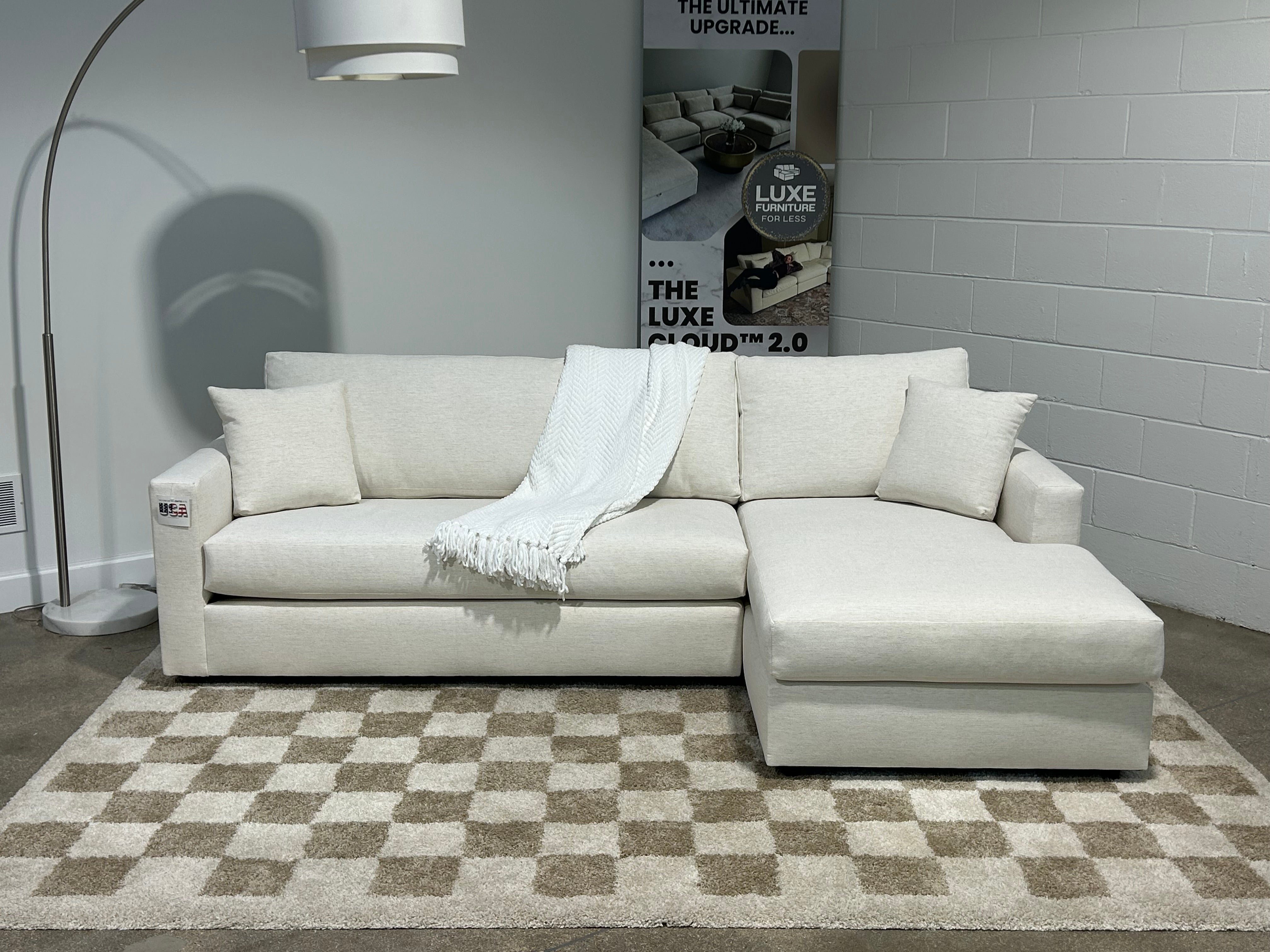 Ashland 2-Piece Bench-Seat Sectional Sofa