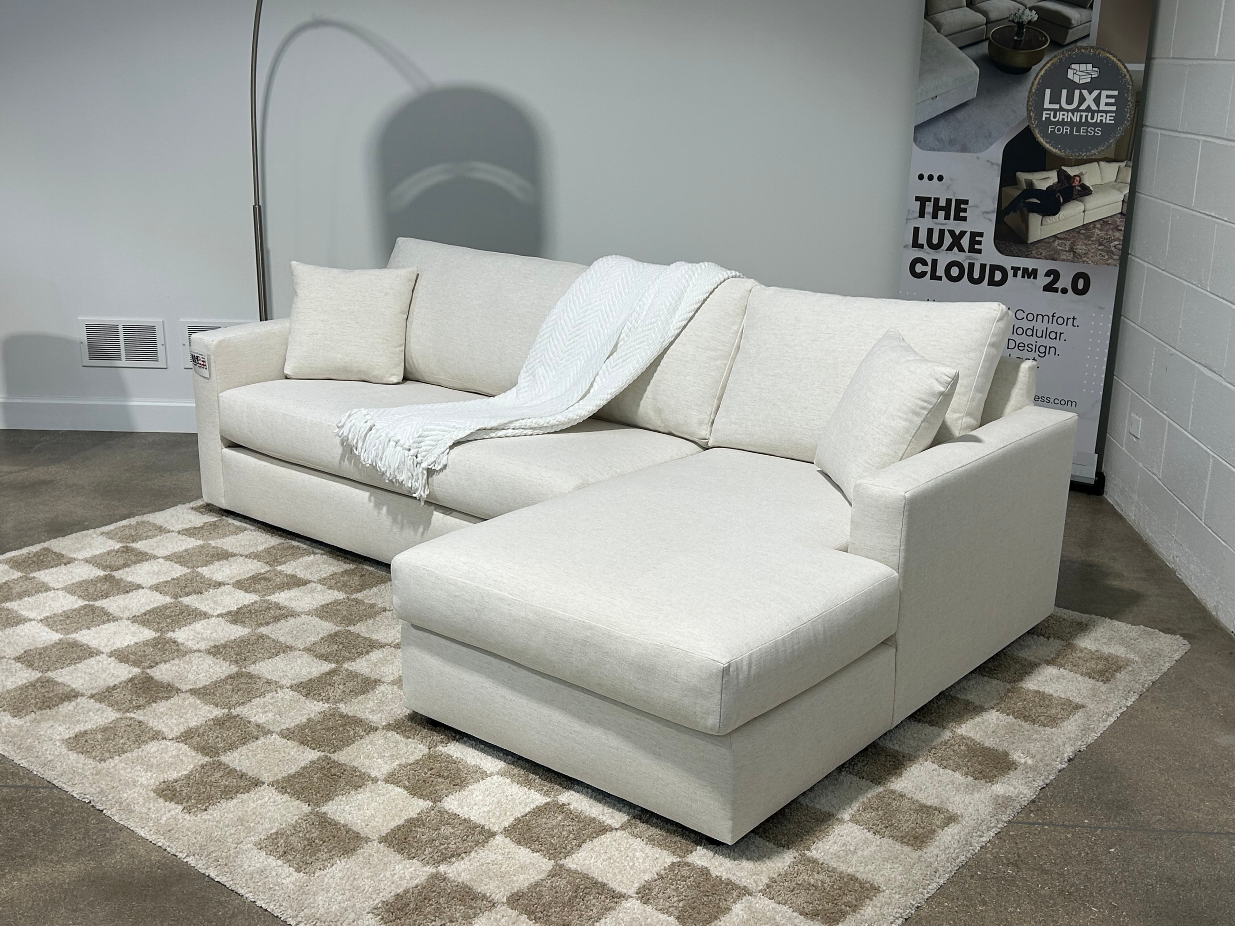 Ashland 2-Piece Bench-Seat Sectional Sofa