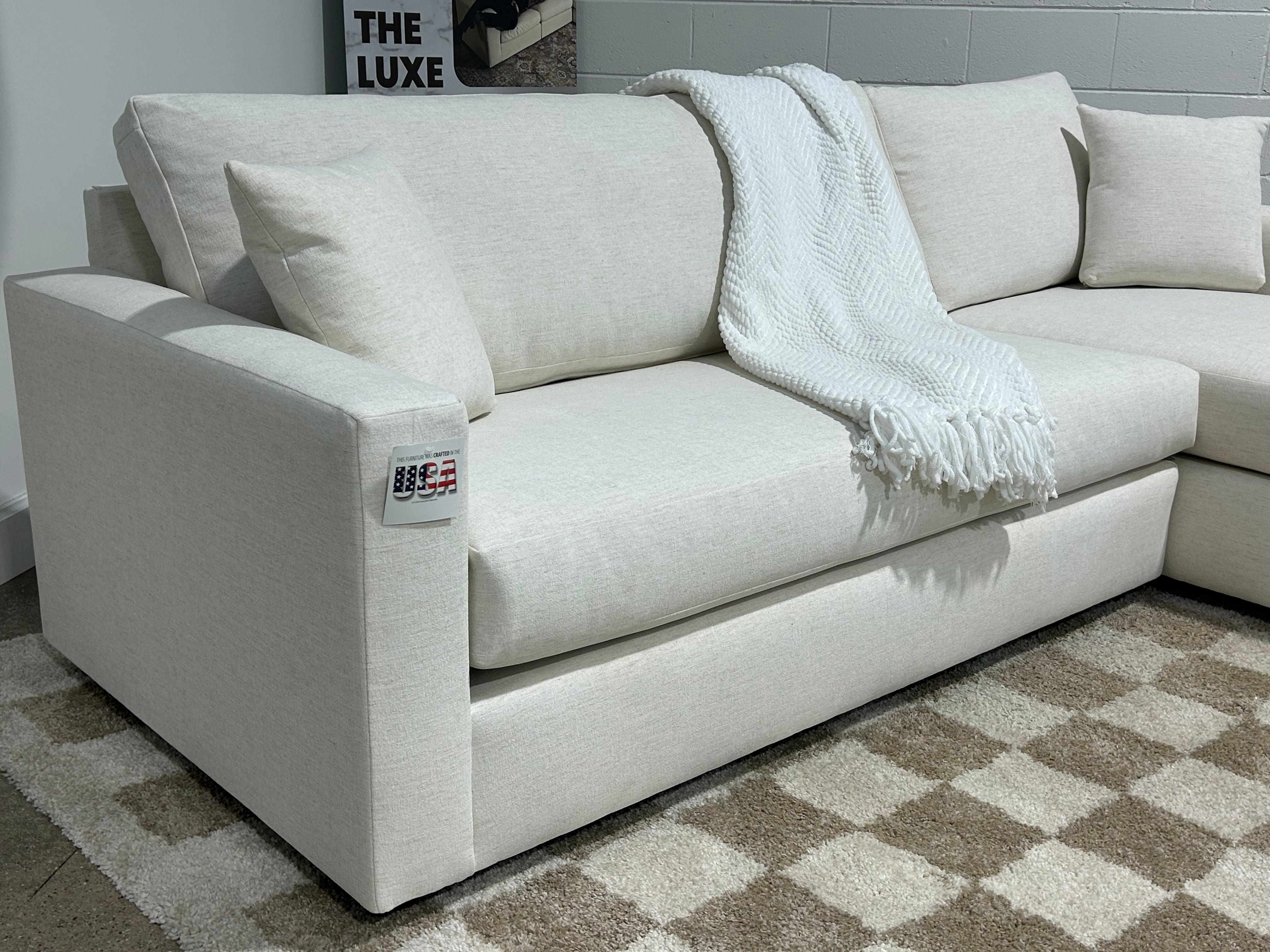 Ashland 2-Piece Bench-Seat Sectional Sofa