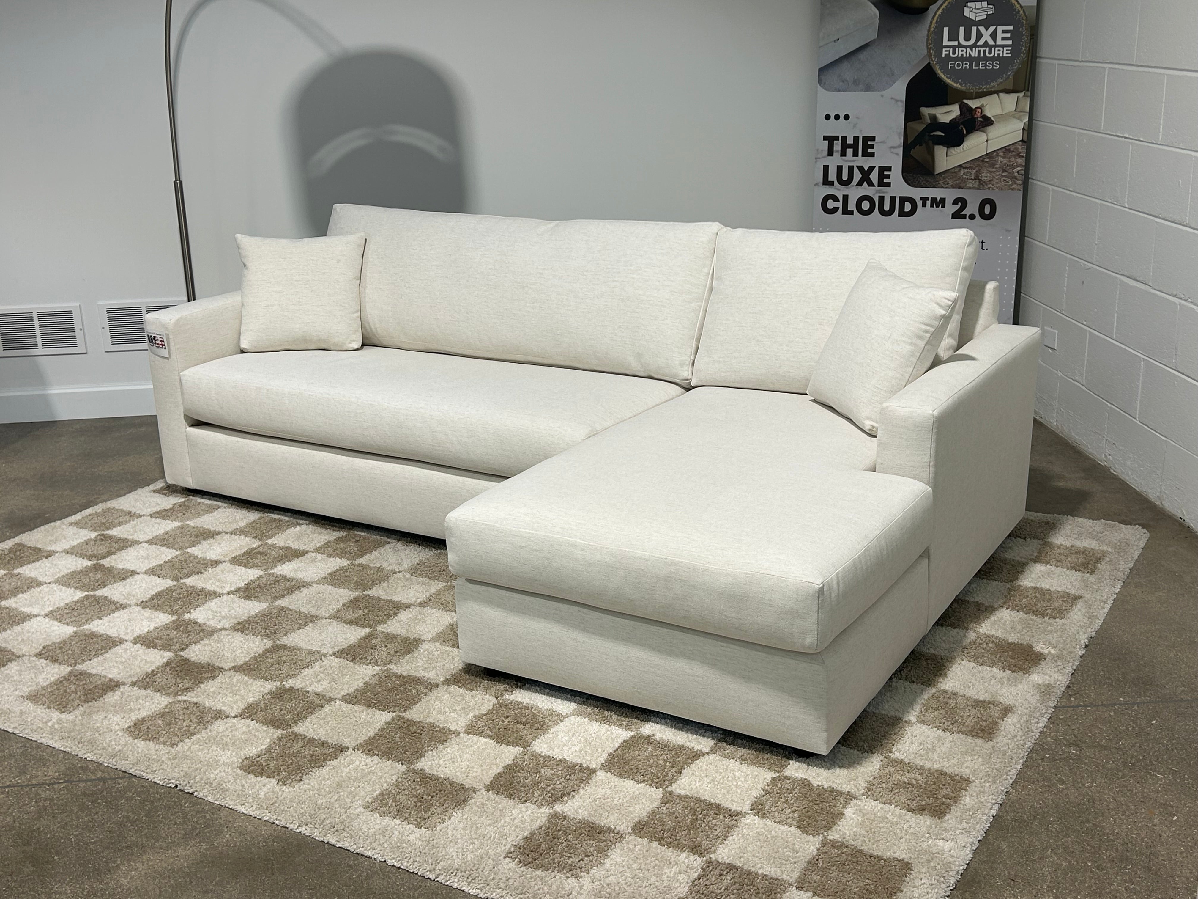 Ashland 2-Piece Bench-Seat Sectional Sofa