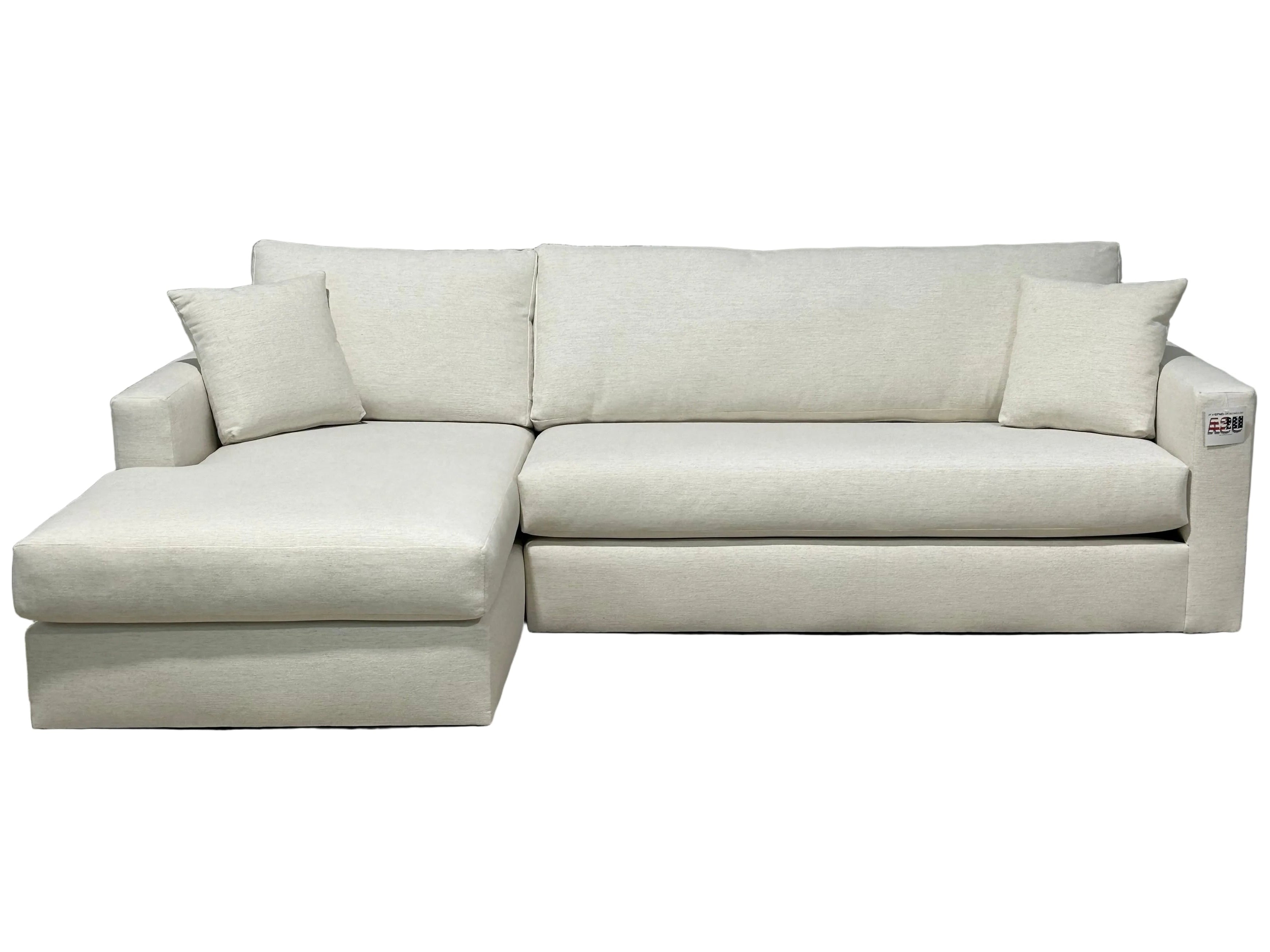 Ashland 2-Piece Bench-Seat Sectional Sofa