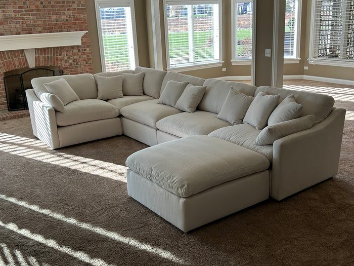 Velari Slope Arm Collection - Ivory