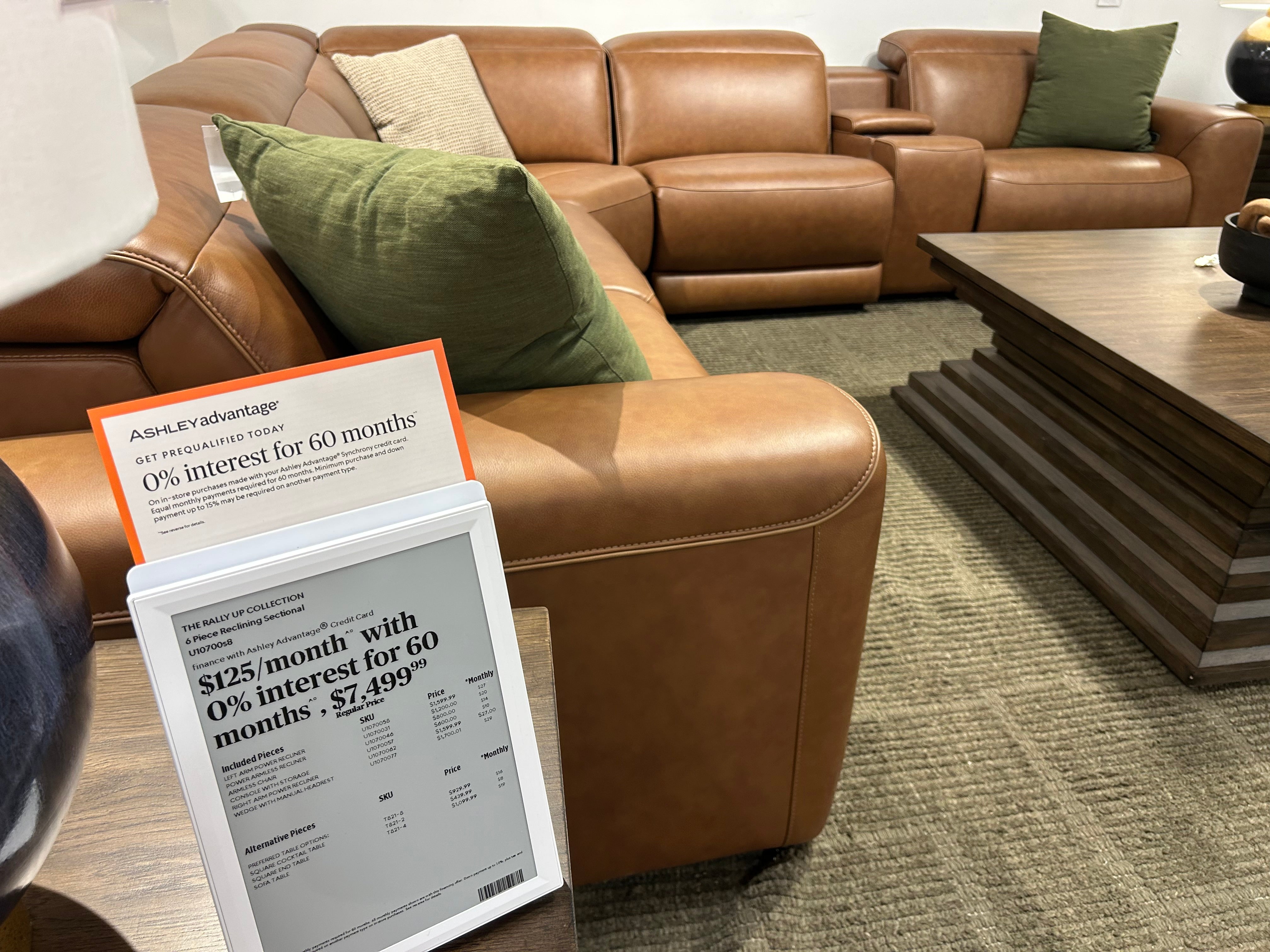 Rally Up 6-Piece Power Reclining Sectional