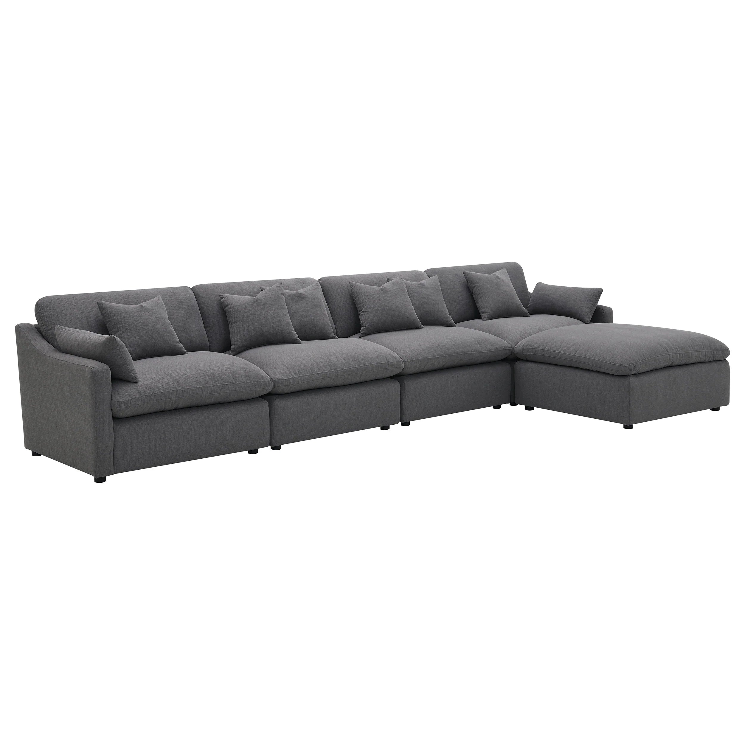 Velari Slope Arm Collection - Charcoal