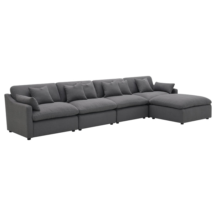 Velari Slope Arm Collection - Charcoal