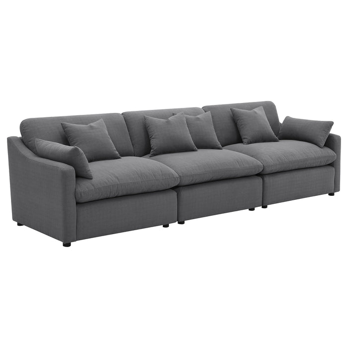 Velari Slope Arm Collection - Charcoal