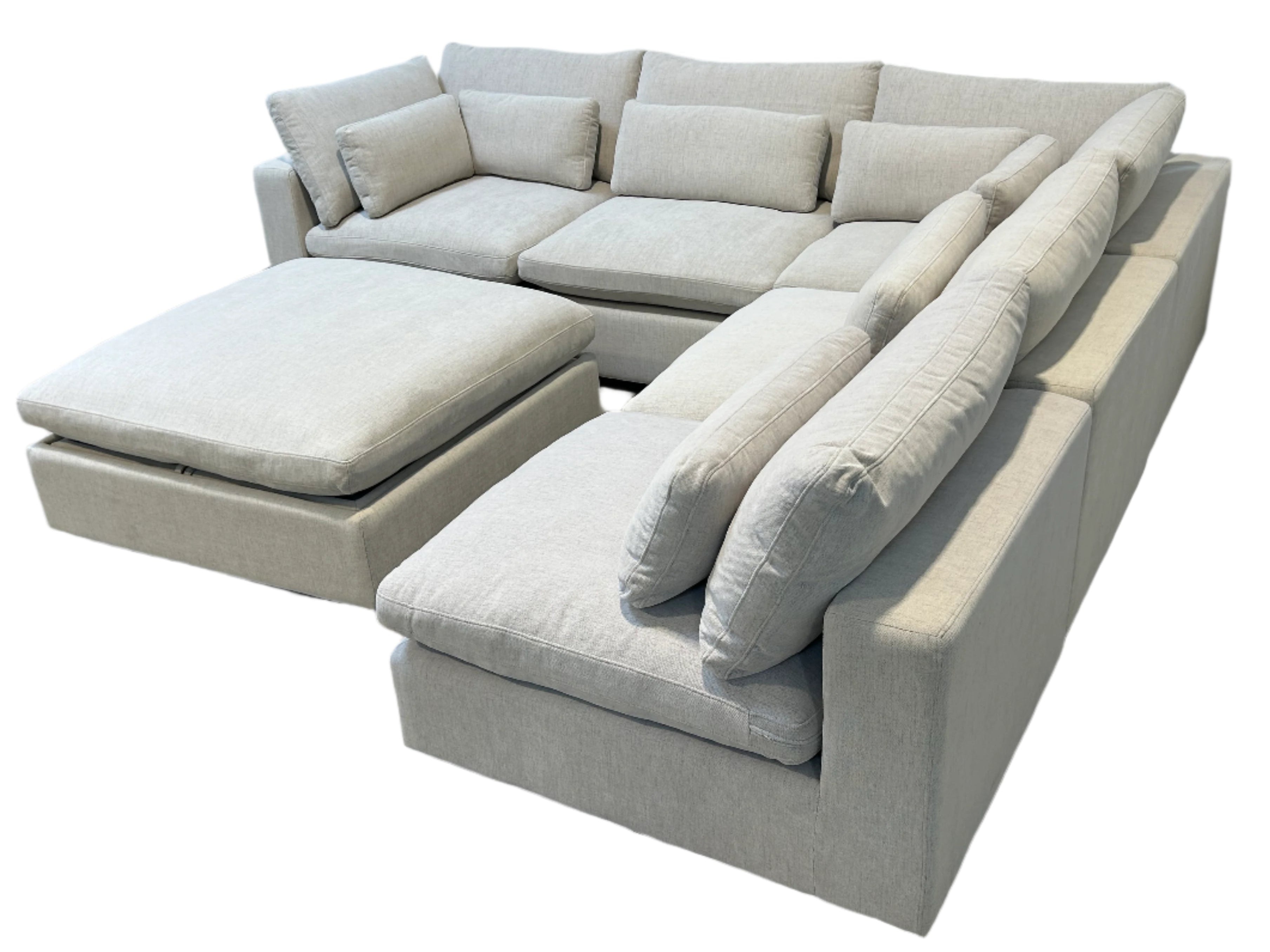 The Luxe Cloud™ 2.0 - (6PC) Beige and Grey