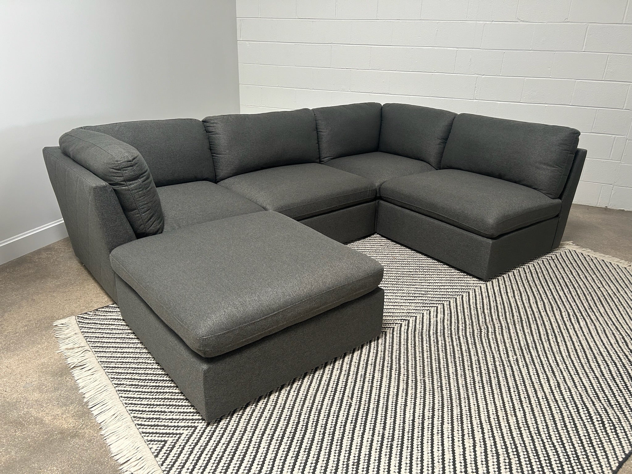 Crosby 5-6 Piece Modular Sectional Couch (2 left)