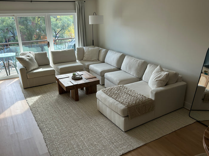 Nuvella 6-Piece Sectional (Customizable)