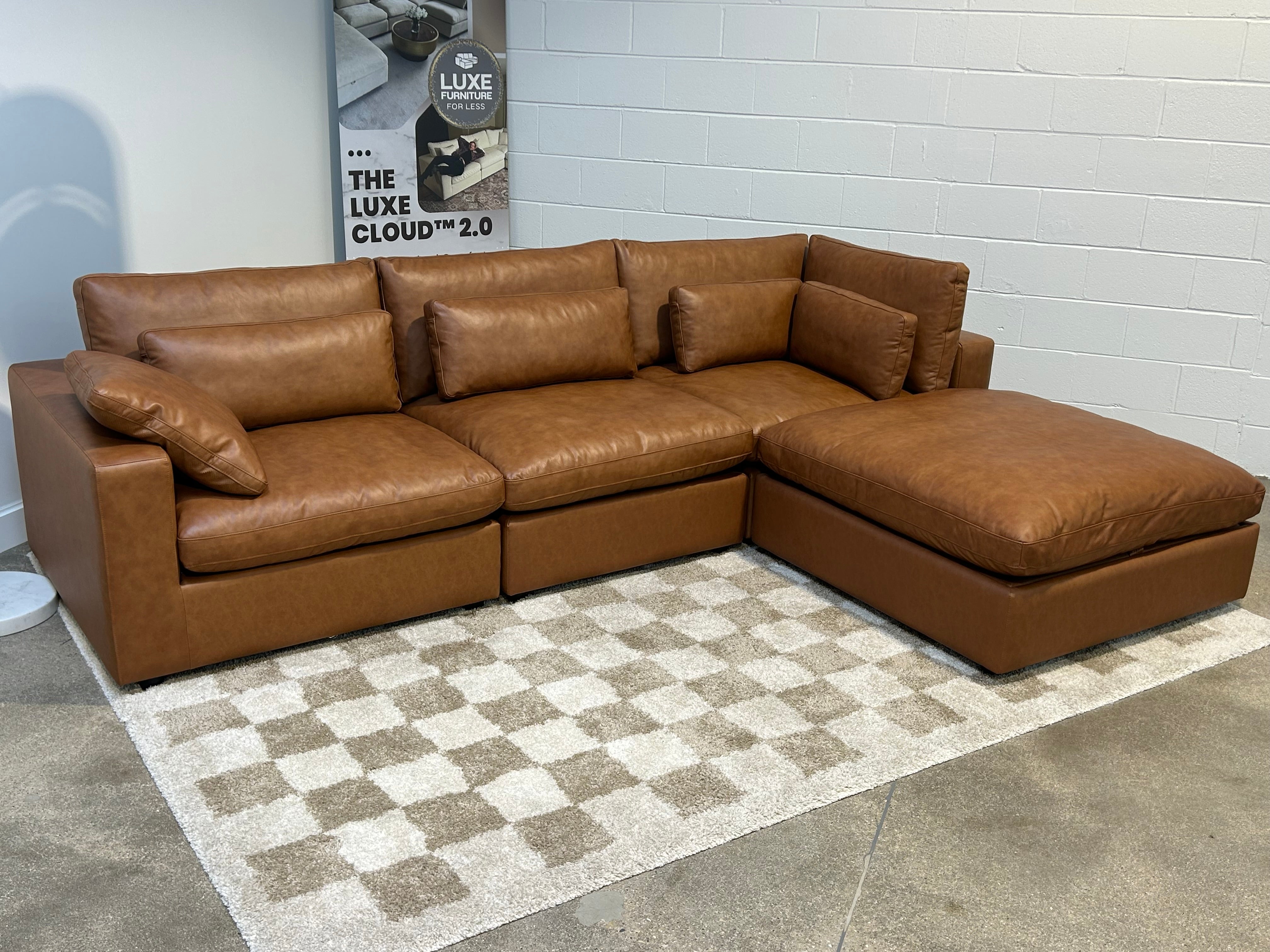 Genuine Leather Luxe Cloud 2.0 - (4PC)