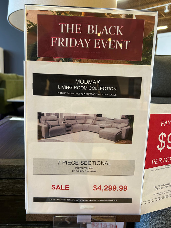 Nuvella II Power Reclining Sectional - Charcoal
