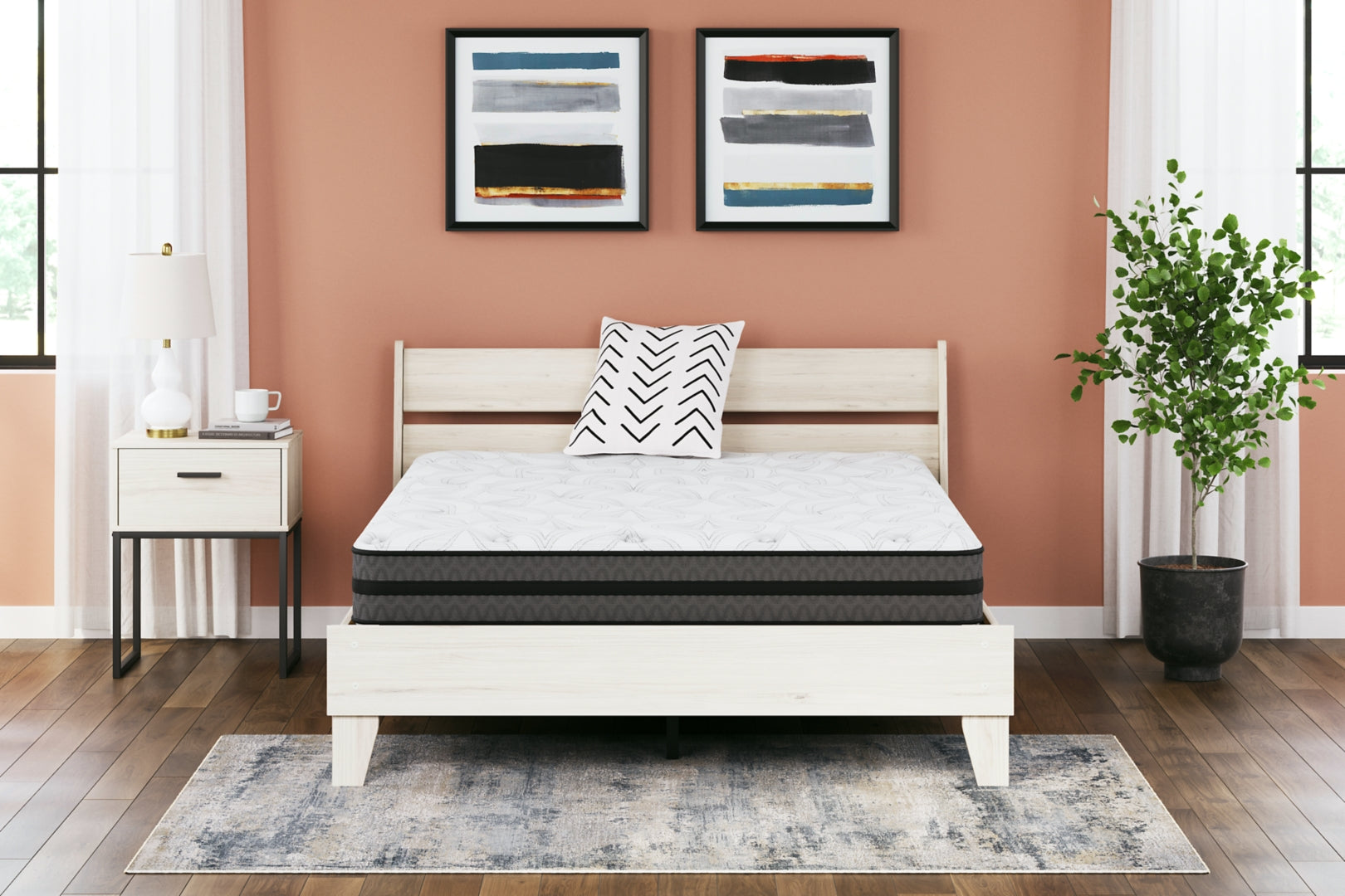 10 Inch Pocketed Hybrid Mattress - Medium