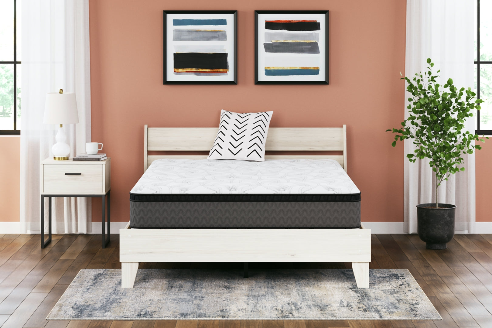 12 Inch Pocketed Hybrid Mattress - Medium