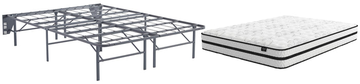 Chime Hybrid 10 Inch Hybrid Mattress with Foundation