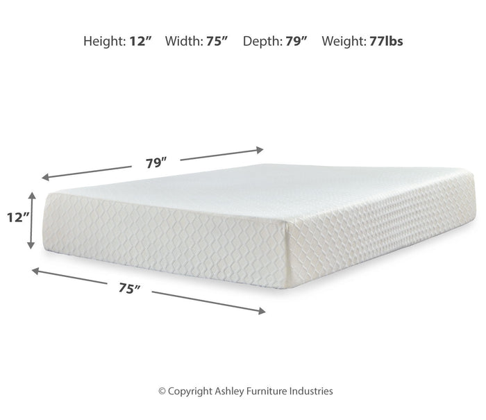 Chime 12 Inch Memory Foam Mattress with Adjustable Base