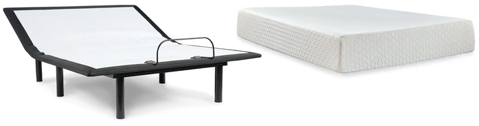 Chime 12 Inch Memory Foam Mattress with Adjustable Base