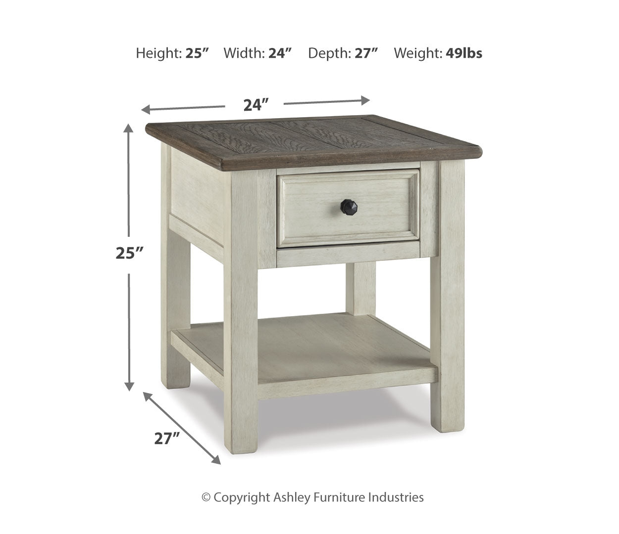 Bolanburg Coffee Table with End Table