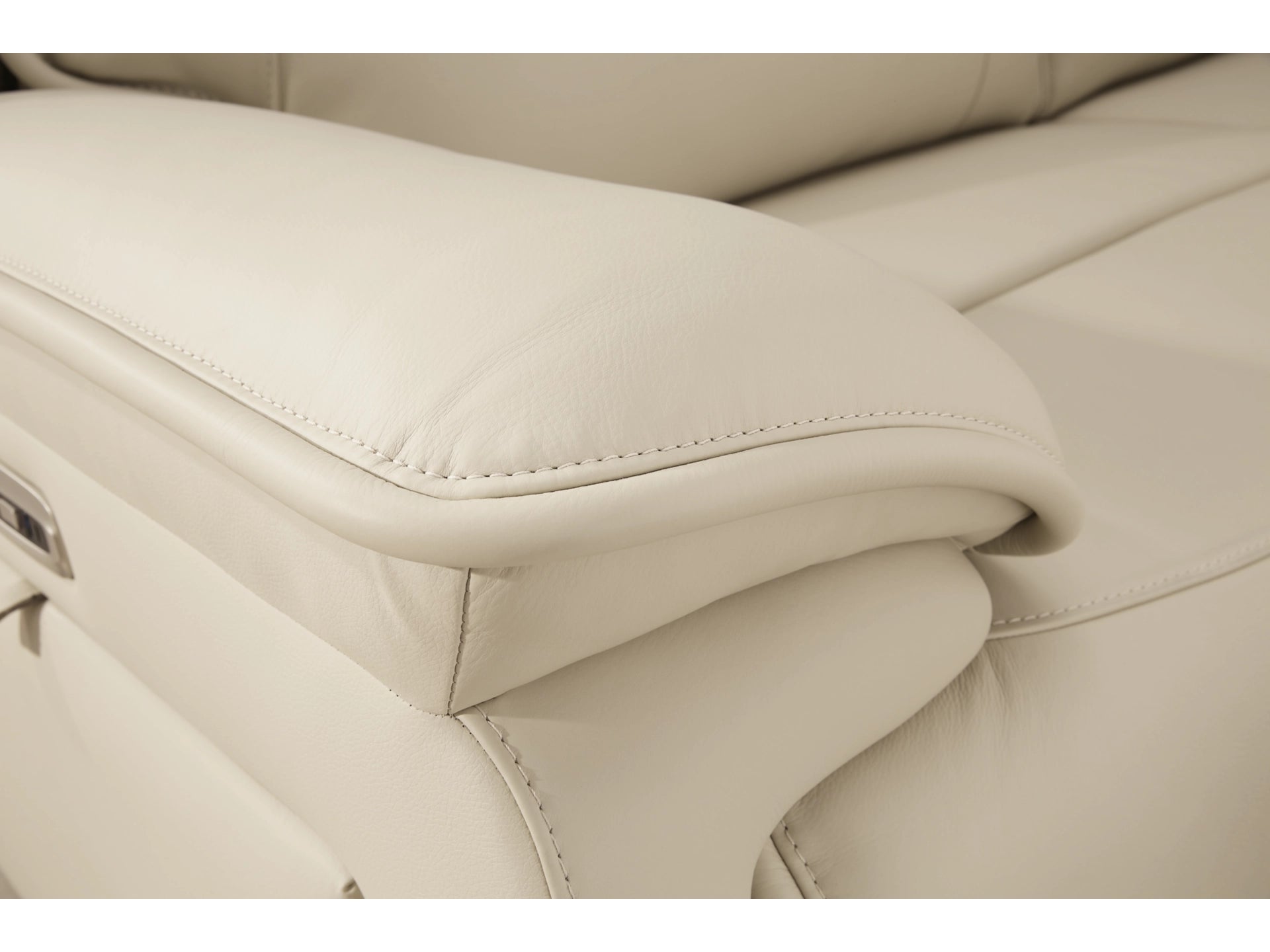 Double Deal 5-Piece Dual Power Leather Reclining Modular Sectional