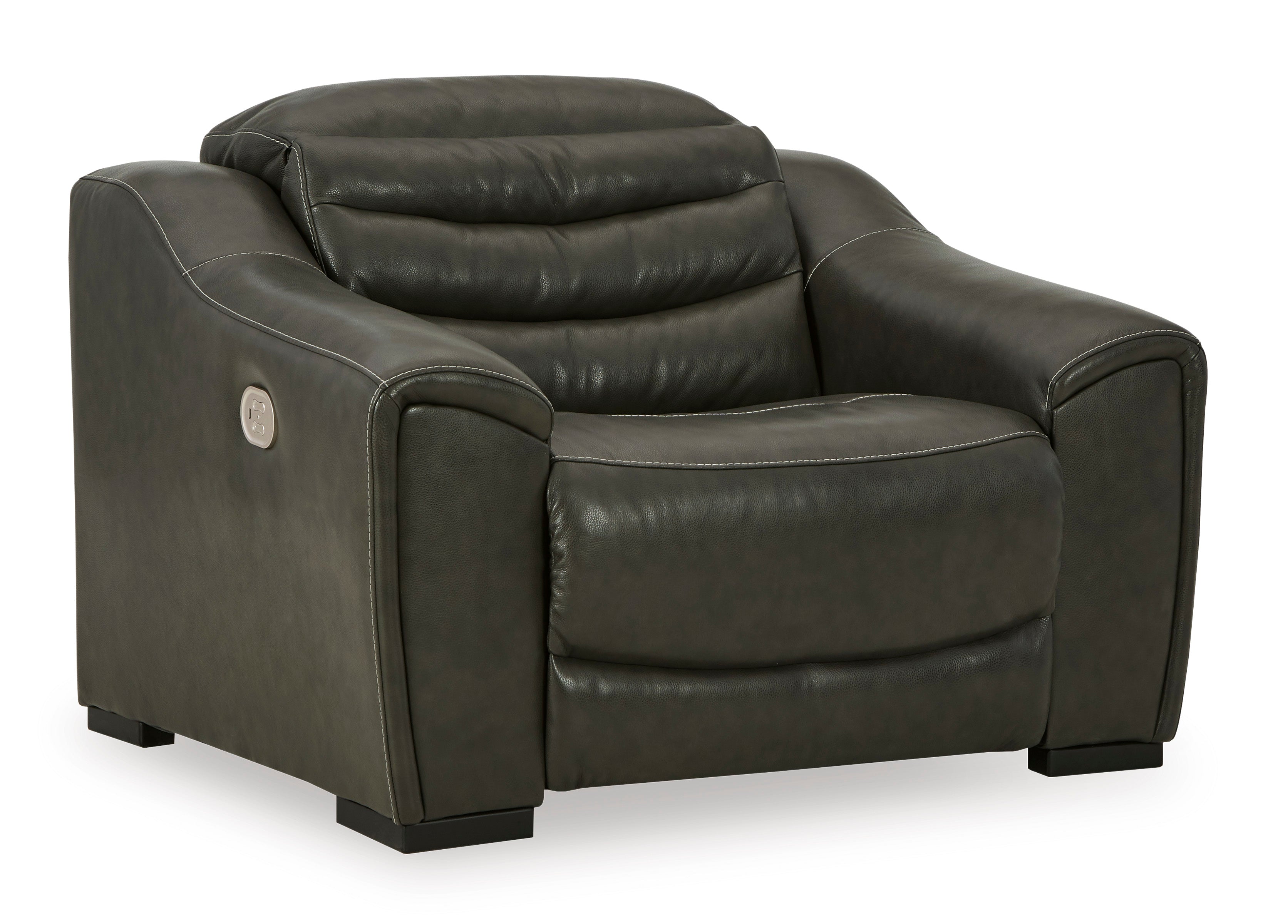 Cortland Genuine Leather Reclining Sofa and Loveseat