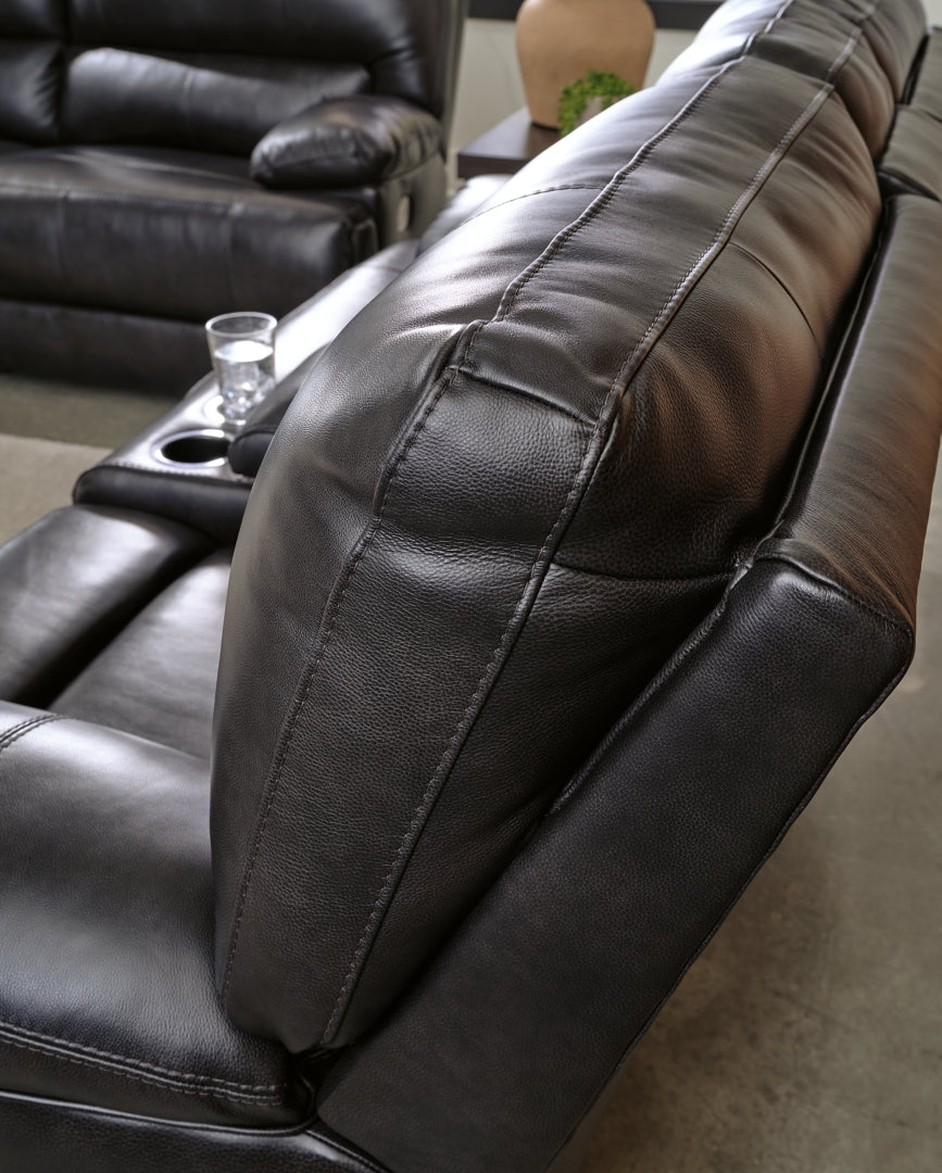Mountainous Sofa, Loveseat and Recliner