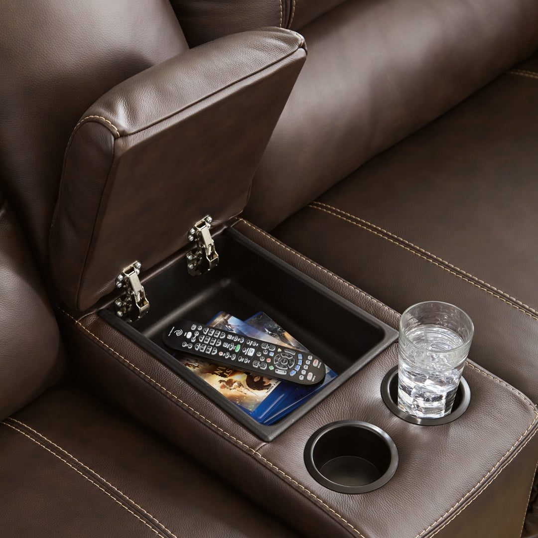 Dunleith Power Reclining Sectional with Console