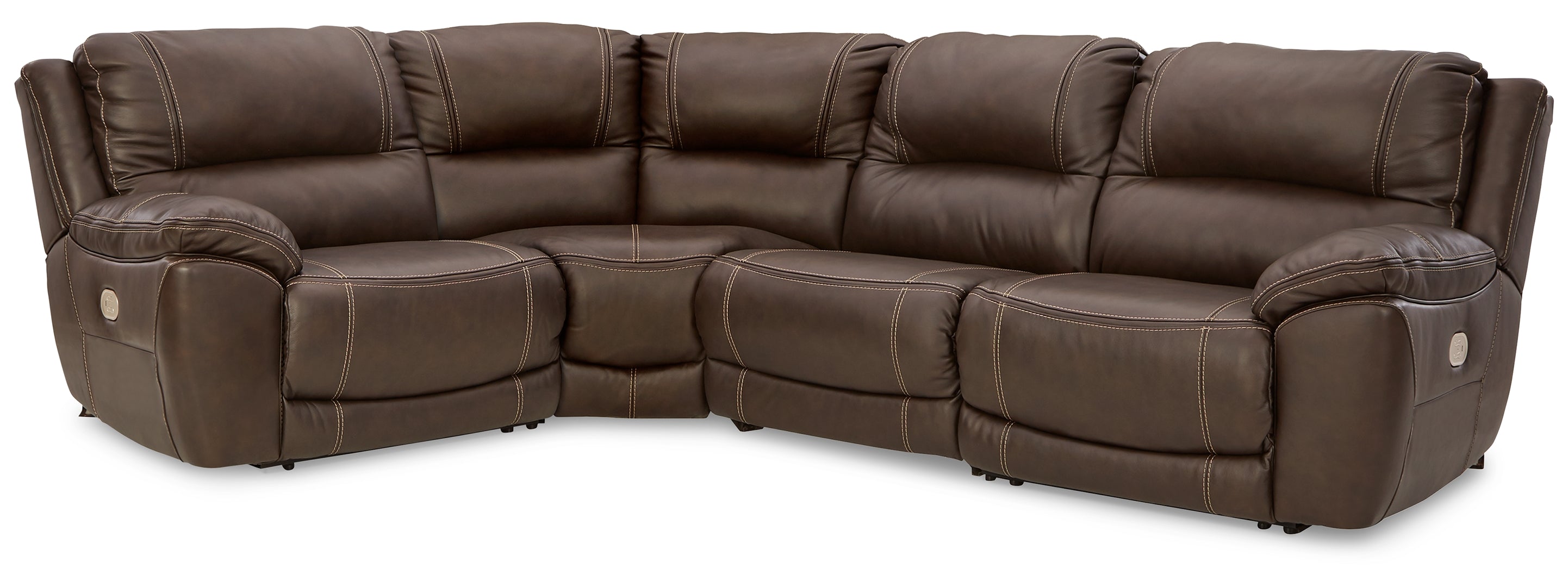 Dunleith Power Reclining Sectional with Console
